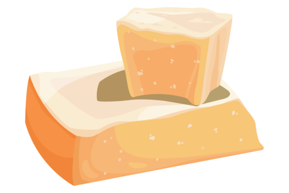 Download Hard Cheese Icon. Cartoon Parmesan. Tast - Parmesan Collection
