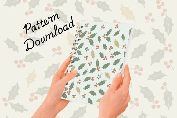 Download Minimal Holly Leaves Pattern - Minimal Collection