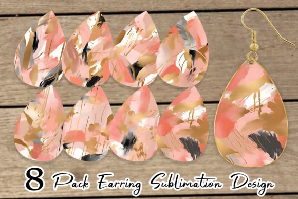Download Earring Contemporary Art Pink - Pink Collection
