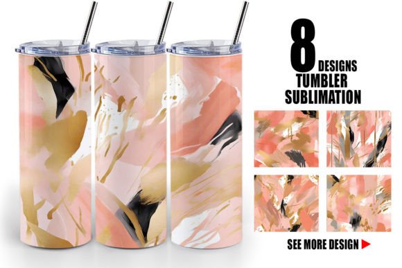 Download Tumbler Contemporary Art Pink - Pink Collection