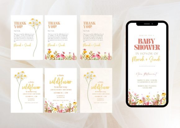 Download DIY Minimalist Baby Shower Invitations - Minimal Collection
