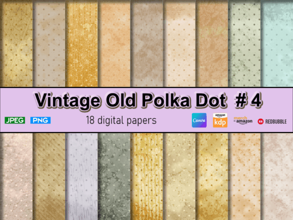 Download Vintage Old Polka Pattern Background - Polka pattern Collection