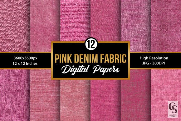 Download Pink Denim Fabric Texture Backgrounds - Pink Collection