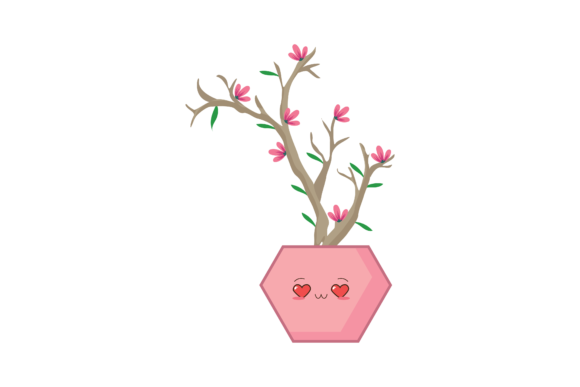 Download Spring Kawaii Cute Flowers in a Pot - Cute flowers Collection